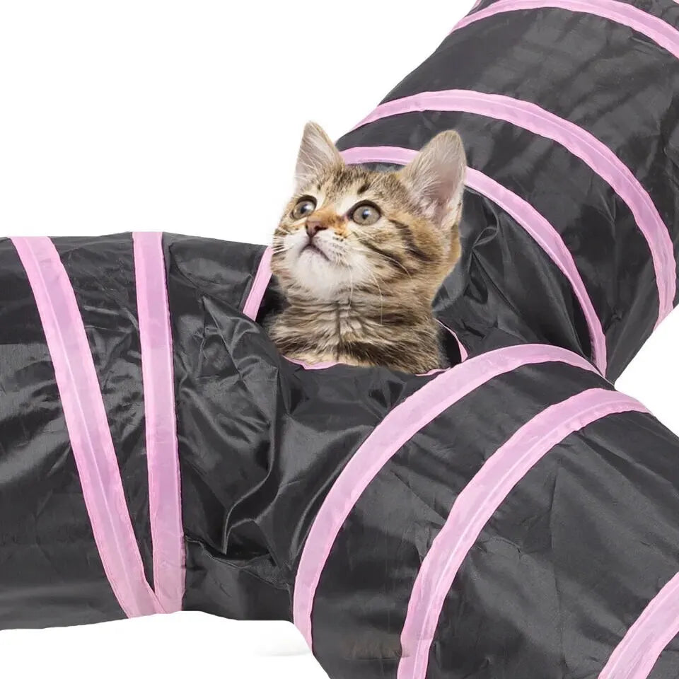 Foldable Cat Play Tunnel