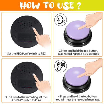 Recordable Dog Push Button