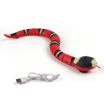 Smart Sensing Interactive Cat Toy Snake