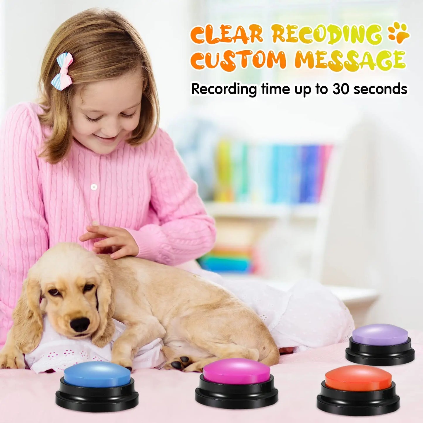 Recordable Dog Push Button