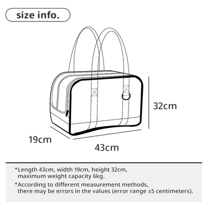 Cut Small Dog Portable Carrier Bag