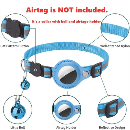 Anti-Lost Airtag Cat Collar (IOS and Android)