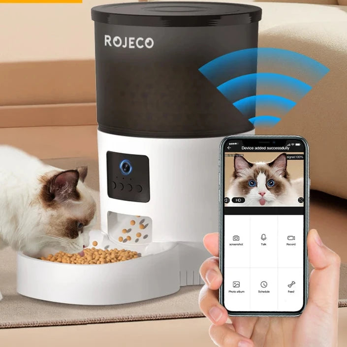 Smart Cat Feeder With Video Camera