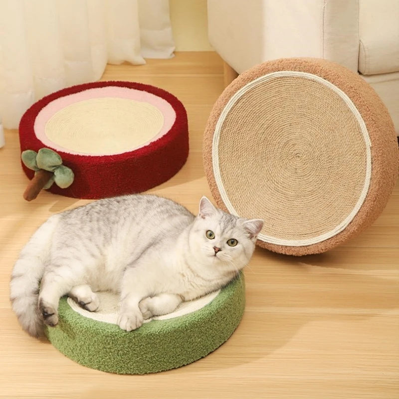 2 In 1 Cat Anti Scratch Round Bed