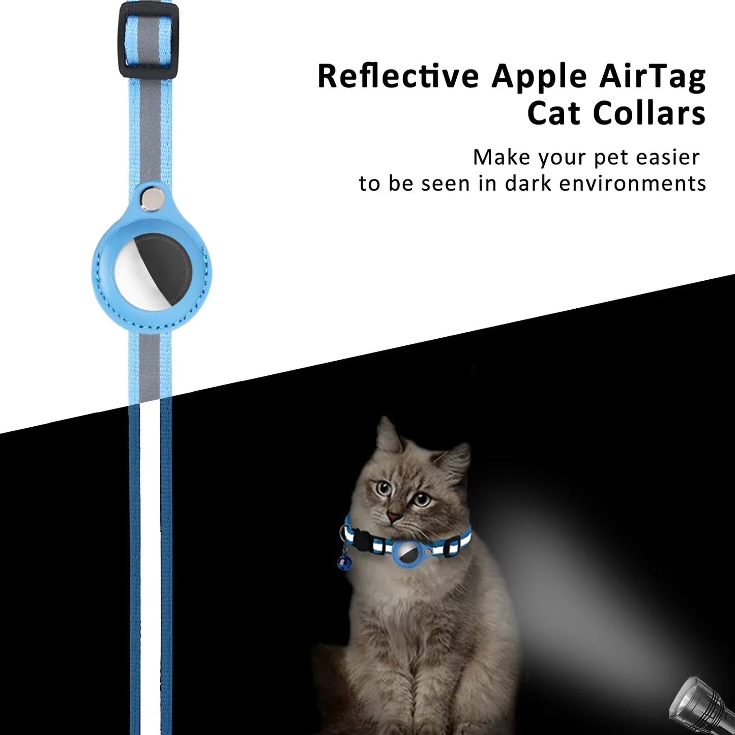 Anti-Lost Airtag Cat Collar (IOS and Android)