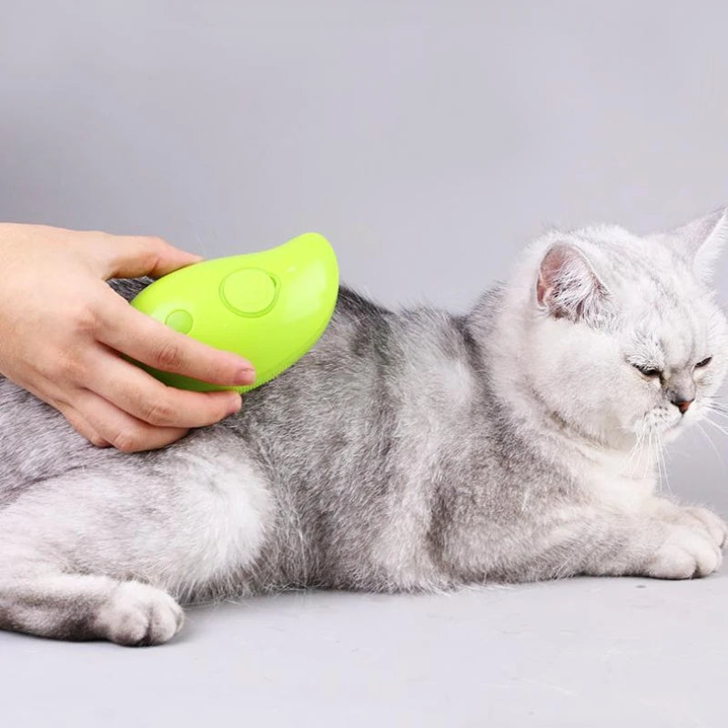 Electric Steam Brush For Cats