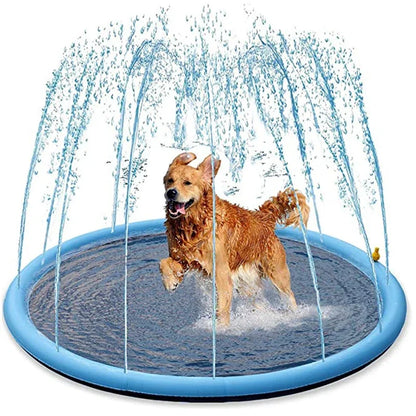 Inflatable Water Sprinkler Pool for Pets