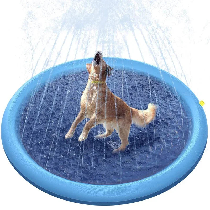 Inflatable Water Sprinkler Pool for Pets